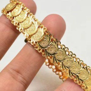 18k gold plated bracelet